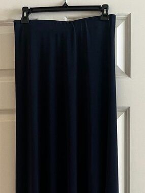 Vince Camuto A-Line Maxi Skirt Navy Size XS